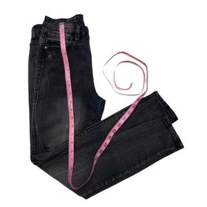 Black Washed Denim Ripped Jeans EightyTwo Jeans